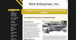 Desktop Screenshot of meritenterprises.com