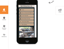 Tablet Screenshot of meritenterprises.com